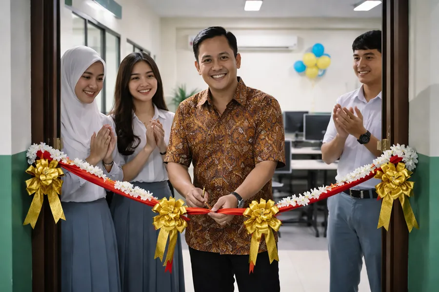 Peresmian Laboratorium Komputer Baru