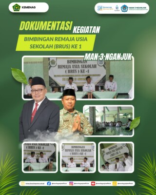 MAN 3 Nganjuk Gelar Kegiatan Bimbingan Remaja Usia Sekolah (BRUS) Ke-1