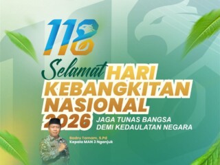 MAN 3 Nganjuk Peringati Hari Kebangkitan Nasional 2026