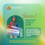 Siswa MAN 3 Nganjuk Raih Juara 3 dalam Ajang Run Fest Family 2026
