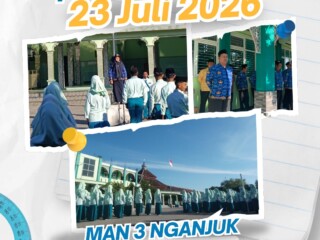 Semangat Hari Anak Nasional 2026: MAN 3 Nganjuk Gelar Upacara Penuh Khidmat dan Inspirasi